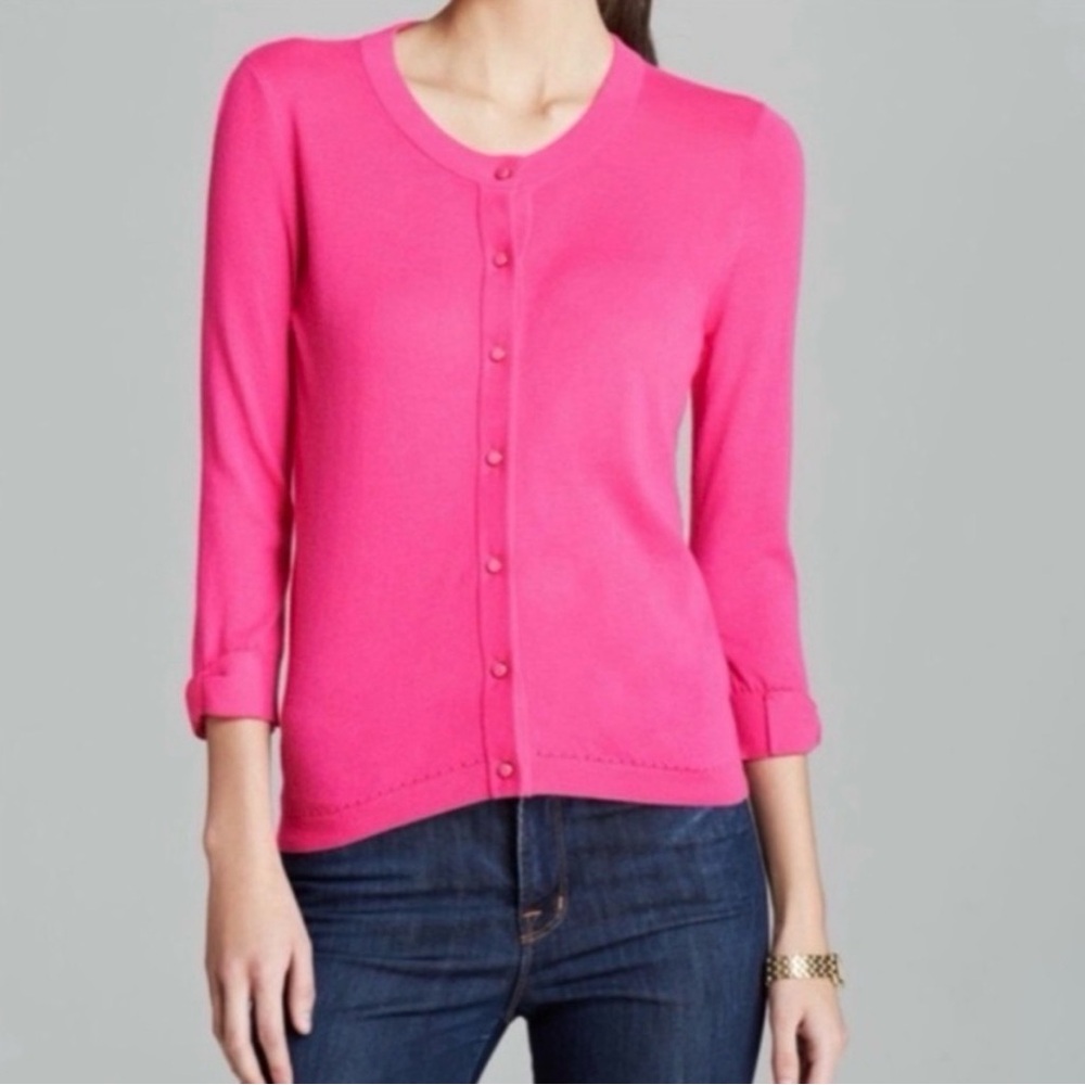 kate spade Bright Pink Button-Up Cardigan